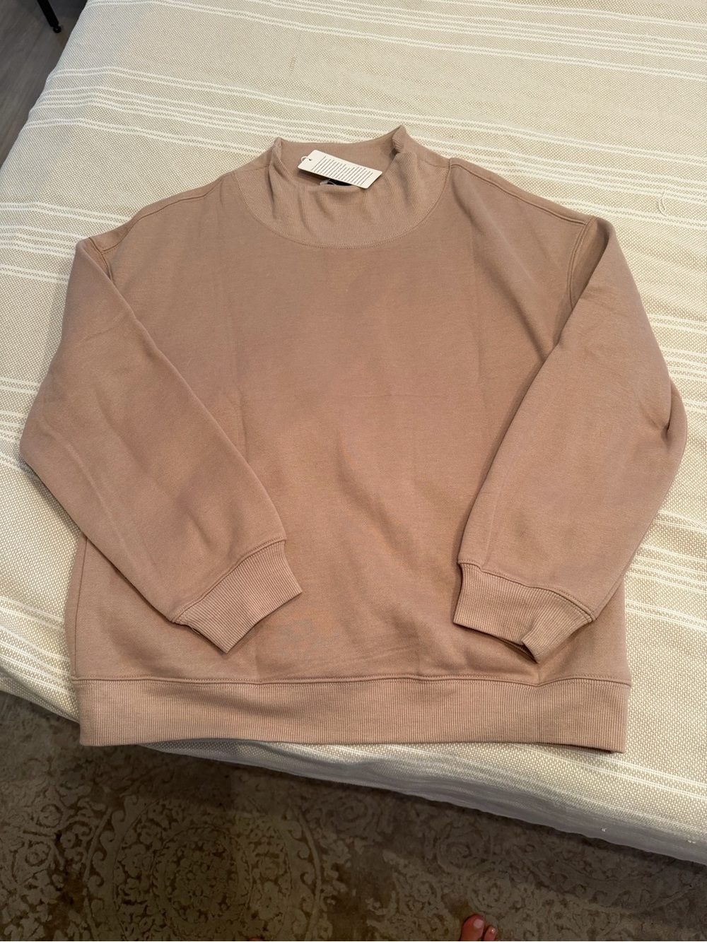 Crewneck Sweatshirt in Dusty Rose